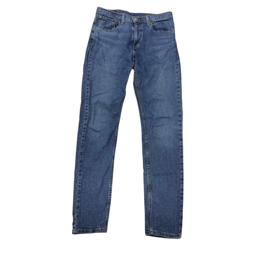 Levis 512 Lo Ball Slim Taper Mens Blue Medium Wash Denim Jeans 31 x 32 Big E